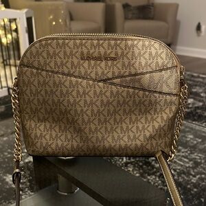 Michael Kors Gold Crossbody Bag